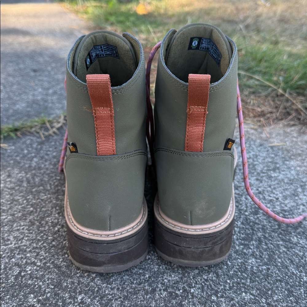 Women's Green Teva Boots - Picture 2 of 6